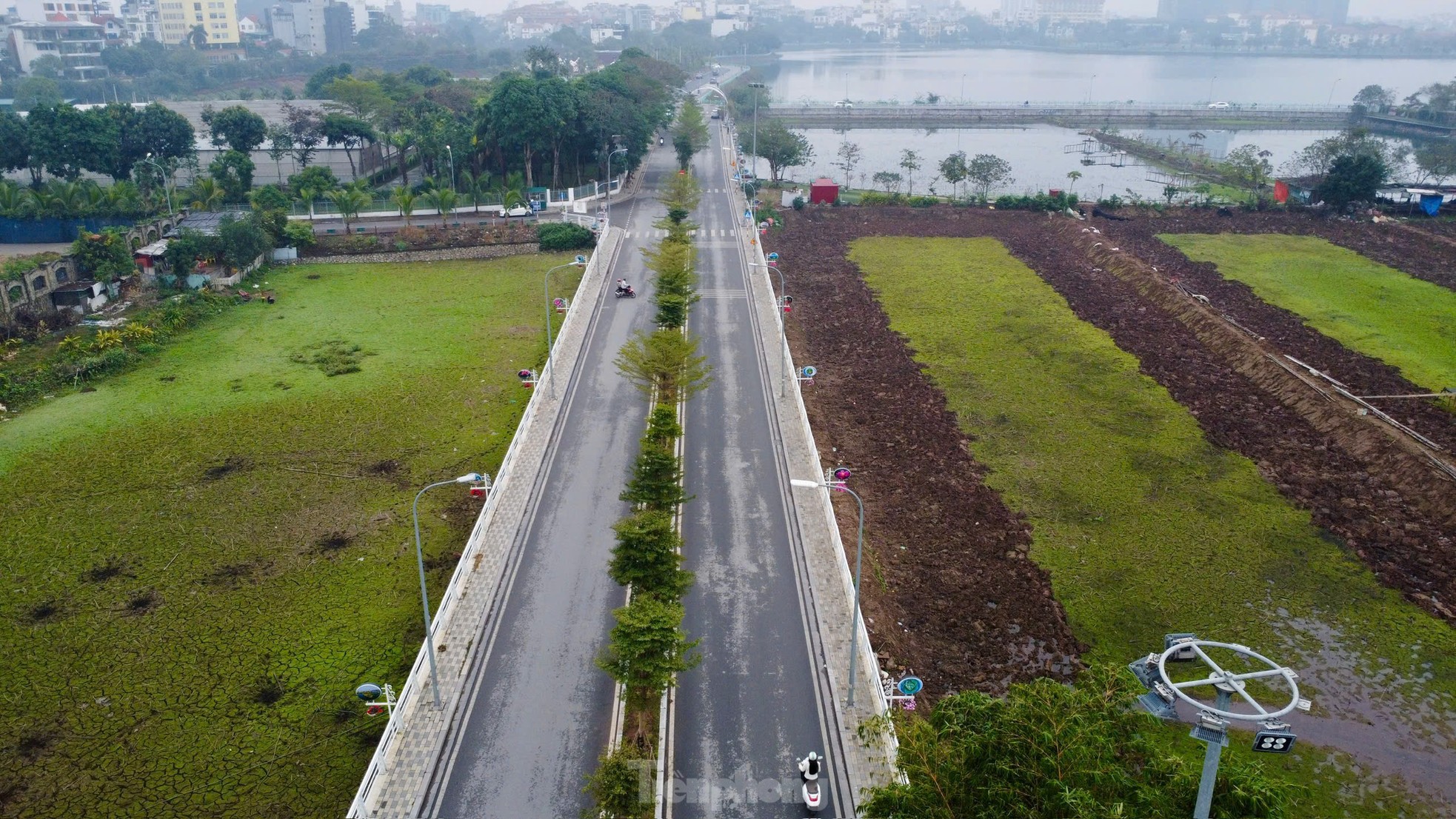 Cận cảnh hồ rộng hơn 5ha làm nơi lắng nước 'rửa' sông Tô Lịch- Ảnh 6.