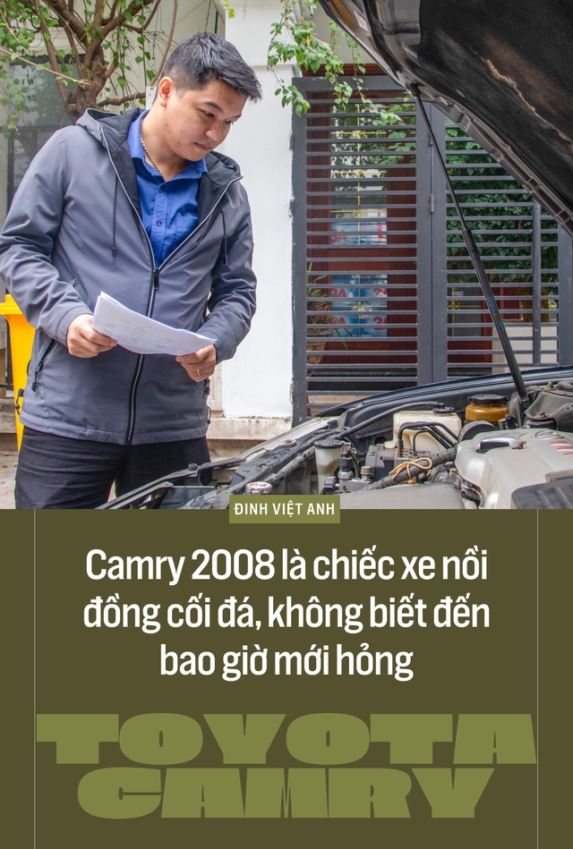 Dùng Toyota Camry 17 năm, 9X chia sẻ: ‘Sẽ dùng tới khi hỏng thì thôi nhưng không biết bao giờ mới hỏng!’- Ảnh 12. Dùng Toyota Camry 17 năm, 9X chia sẻ: ‘Sẽ dùng tới khi hỏng thì thôi nhưng không biết bao giờ mới hỏng!’- Ảnh 12.
