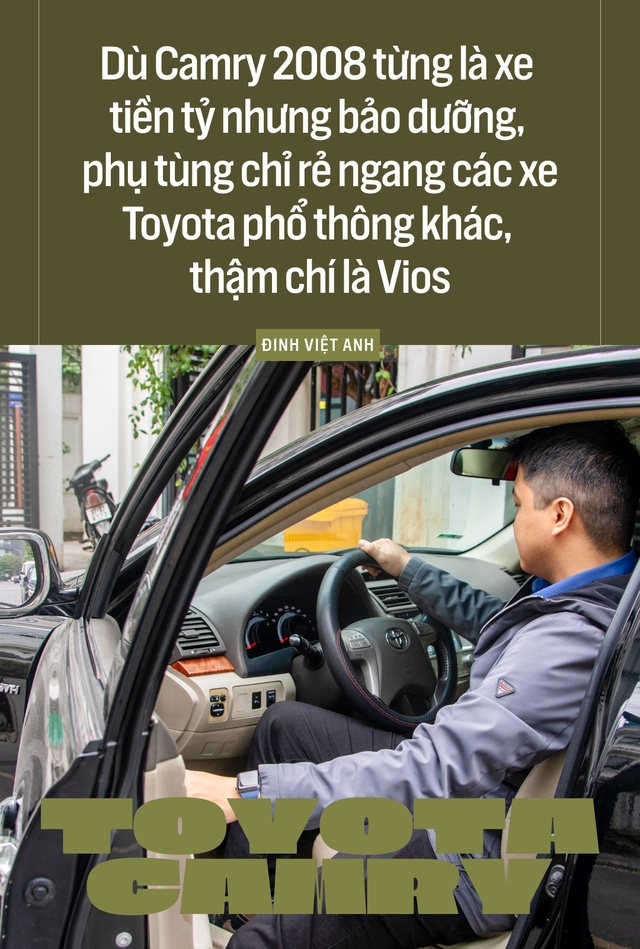 Dùng Toyota Camry 17 năm, 9X chia sẻ: ‘Sẽ dùng tới khi hỏng thì thôi nhưng không biết bao giờ mới hỏng!’- Ảnh 16. Dùng Toyota Camry 17 năm, 9X chia sẻ: ‘Sẽ dùng tới khi hỏng thì thôi nhưng không biết bao giờ mới hỏng!’- Ảnh 16.
