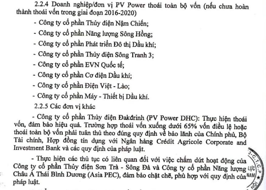 PV Power sau 4 năm chưa sắp xếp, chuyển đổi được 2 chi nhánh và thoái xong toàn bộ vốn tại 8 doanh nghiệp- Ảnh 3.