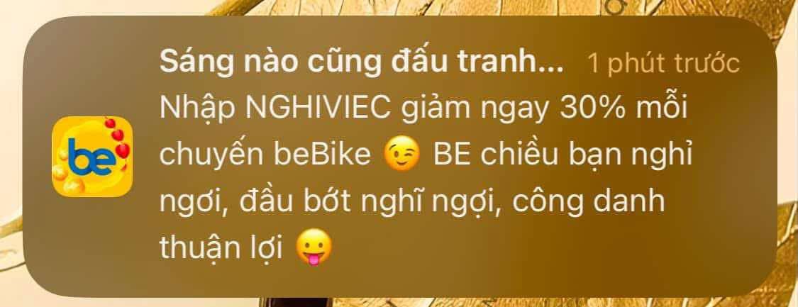 beBike gây tranh cãi khi tung code NGHIVIEC giảm ngay 30%: Giữa bão sa thải làm vậy liệu có vui?- Ảnh 2.