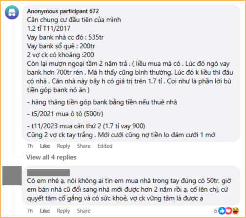 Mấy năm trước mà không “đánh liều” vay tiền tỷ thì giờ vẫn ở nhà thuê, chẳng biết bao giờ mới mua nhà nổi- Ảnh 2. Mấy năm trước mà không “đánh liều” vay tiền tỷ thì giờ vẫn ở nhà thuê, chẳng biết bao giờ mới mua nhà nổi- Ảnh 2.