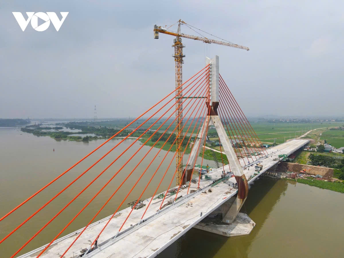Tiến độ cầu Đồng Việt gần 1.500 tỷ nối Bắc Giang - Hải Dương giờ ra sao?- Ảnh 2. Tiến độ cầu Đồng Việt gần 1.500 tỷ nối Bắc Giang - Hải Dương giờ ra sao?- Ảnh 2.