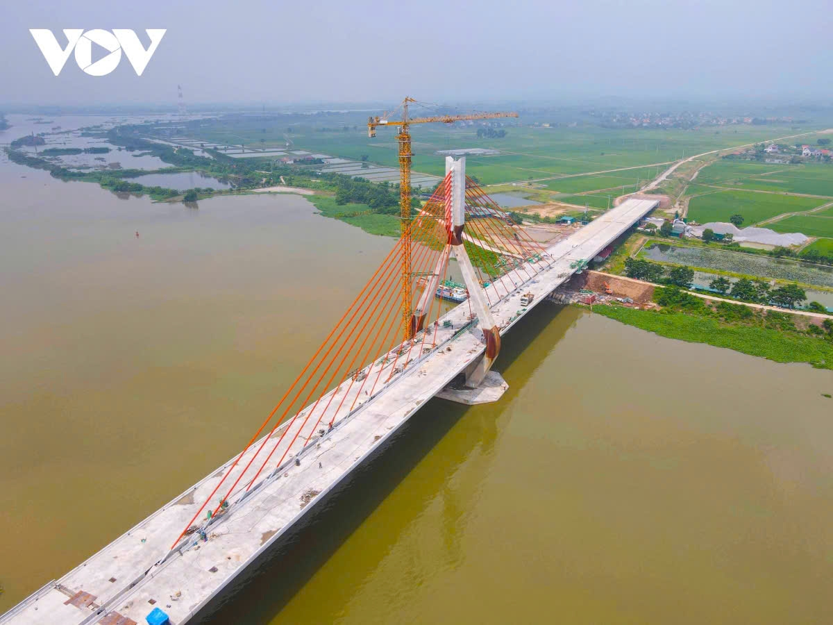 Tiến độ cầu Đồng Việt gần 1.500 tỷ nối Bắc Giang - Hải Dương giờ ra sao?- Ảnh 1. Tiến độ cầu Đồng Việt gần 1.500 tỷ nối Bắc Giang - Hải Dương giờ ra sao?- Ảnh 1.