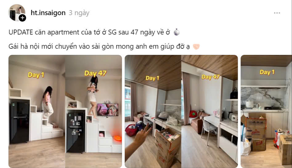 47 ngày làm mới căn hộ nhỏ, cô gái Hà Nội “nếm” trọn “bão like 47 ngày làm mới căn hộ nhỏ, cô gái Hà Nội “nếm” trọn “bão like