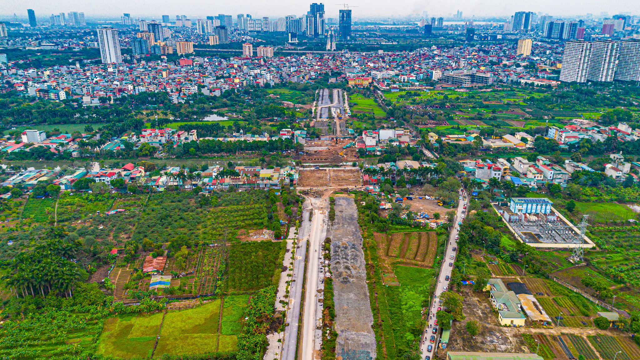 Toàn cảnh đại lộ kết nối Vinhomes Đan Phượng đến hồ Tây: Đoạn rộng 10 làn xe, đoạn chưa giải phóng mặt bằng- Ảnh 8.