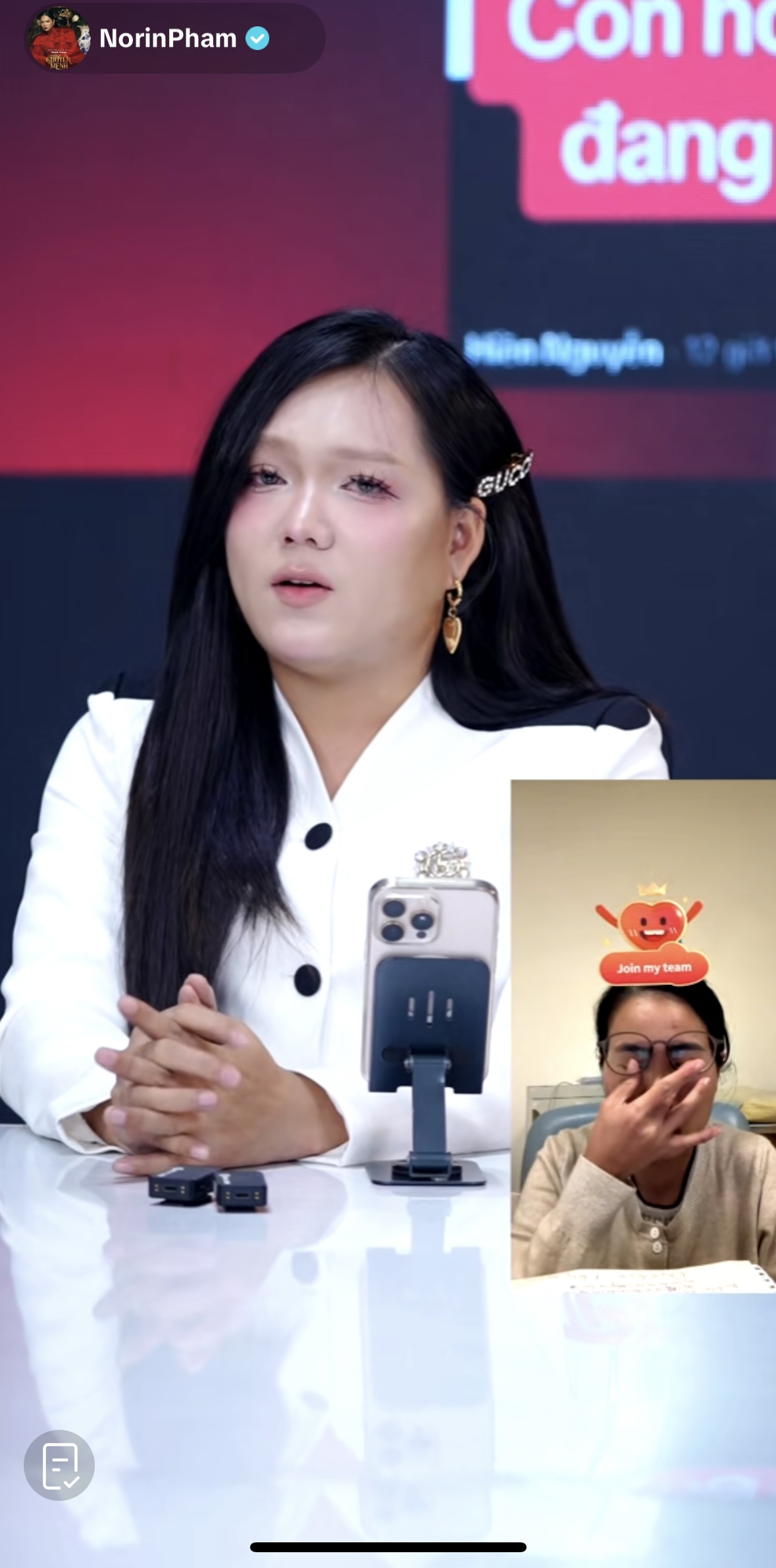 Thu Hoà - mẹ Bắp xuất hiện trên livestream, oà khóc khi quay con đang nằm trên giường bệnh- Ảnh 2.