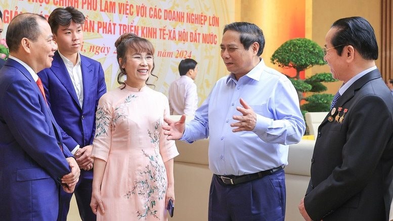 Thủ tướng triệu tập lãnh đạo T&T, Hoà Phát, Gelex… và loạt ngân hàng Vietcombank, BIDV, Vietinbank, VPBank...- Ảnh 1.