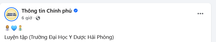 Đoạn clip 13 giây vừa được fanpage Thông tin Chính phủ đăng tải, chỉ kèm 3 icon cũng đủ khiến triệu người xúc động
- Ảnh 1. Đoạn clip 13 giây vừa được fanpage Thông tin Chính phủ đăng tải, chỉ kèm 3 icon cũng đủ khiến triệu người xúc động
- Ảnh 1.