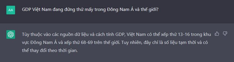 GDP Việt Nam xếp thứ mấy Đông Nam Á? – Câu trả lời của ChatGPT từng làm "dậy sóng", giờ thử hỏi DeepSeek thì thế nào?- Ảnh 2.