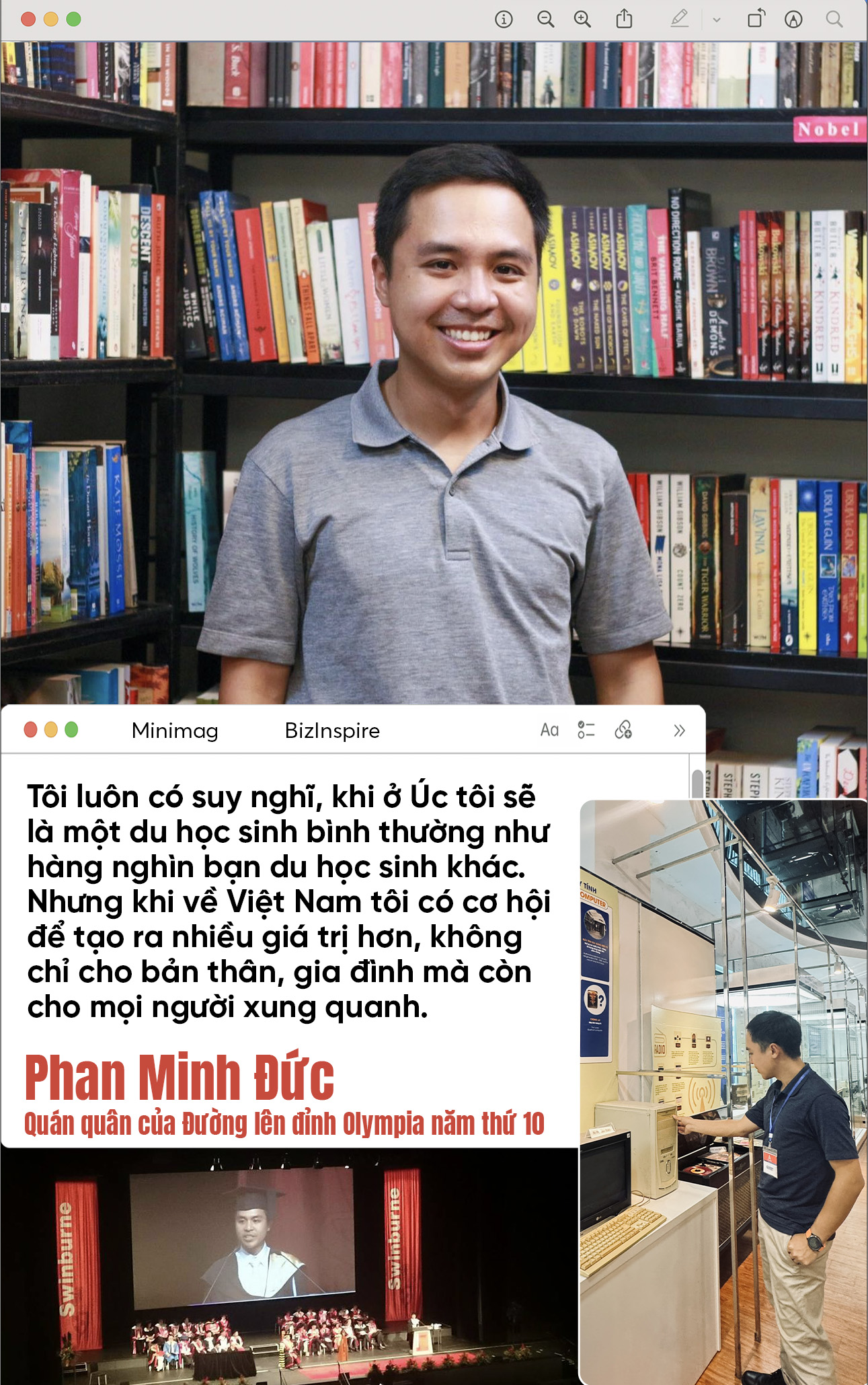 Phan Minh Đức - Quán quân Đường Lên Đỉnh Olympia trở về nước: Làm thầy giáo, khát khao phụng sự giáo dục sau 13 năm tích lũy nơi xứ người
- Ảnh 3.