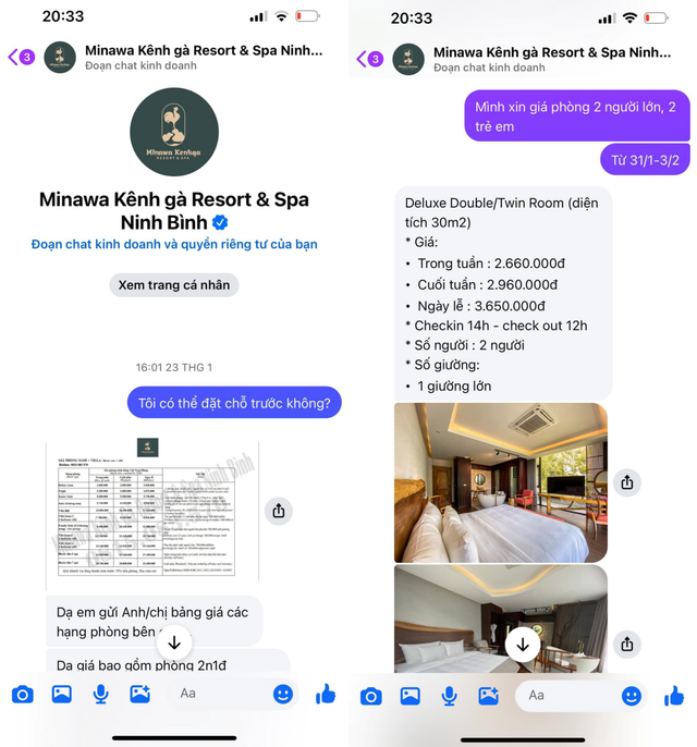 Đặt phòng resort dịp Tết lại trúng page giả mạo, người phụ nữ chuyển khoản 6 lần lên đến 1 tỷ đồng, kẻ lừa đảo còn trách cứ một điều!- Ảnh 1.