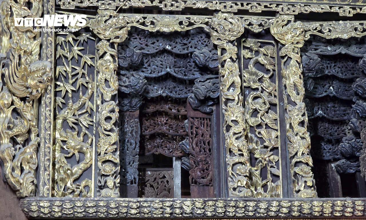 Chiêm ngưỡng bức cửa võng 'độc nhất vô nhị' ở đình Thổ Hà, Bắc Giang- Ảnh 6. Chiêm ngưỡng bức cửa võng 'độc nhất vô nhị' ở đình Thổ Hà, Bắc Giang- Ảnh 6.