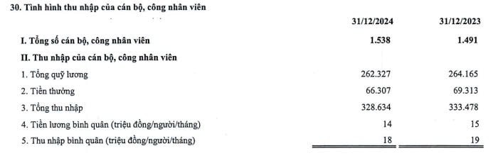 Một ngân hàng báo lỗ gần 114 tỷ đồng trong quý 4, thu nhập bình quân nhân viên giảm về còn 18 triệu đồng/tháng- Ảnh 3.