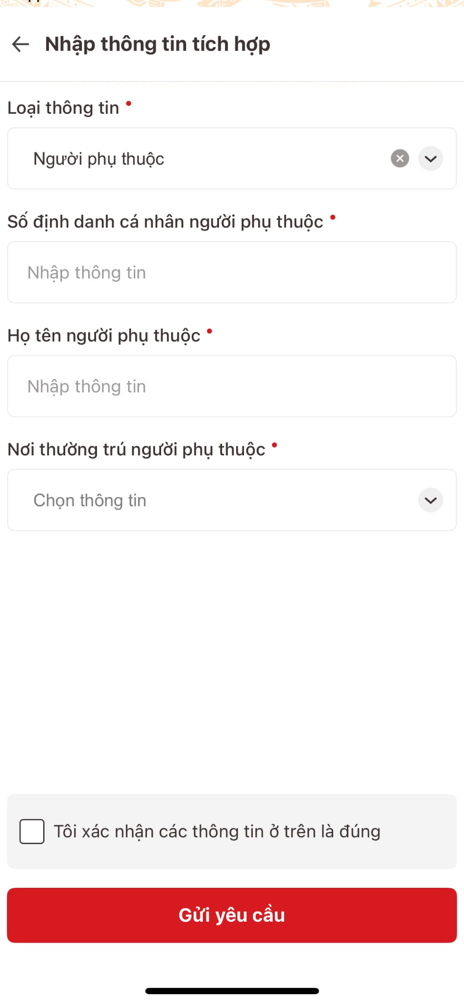 Cách thêm thông tin người phụ thuộc vào ứng dụng VNeID để được giảm trừ gia cảnh- Ảnh 5.