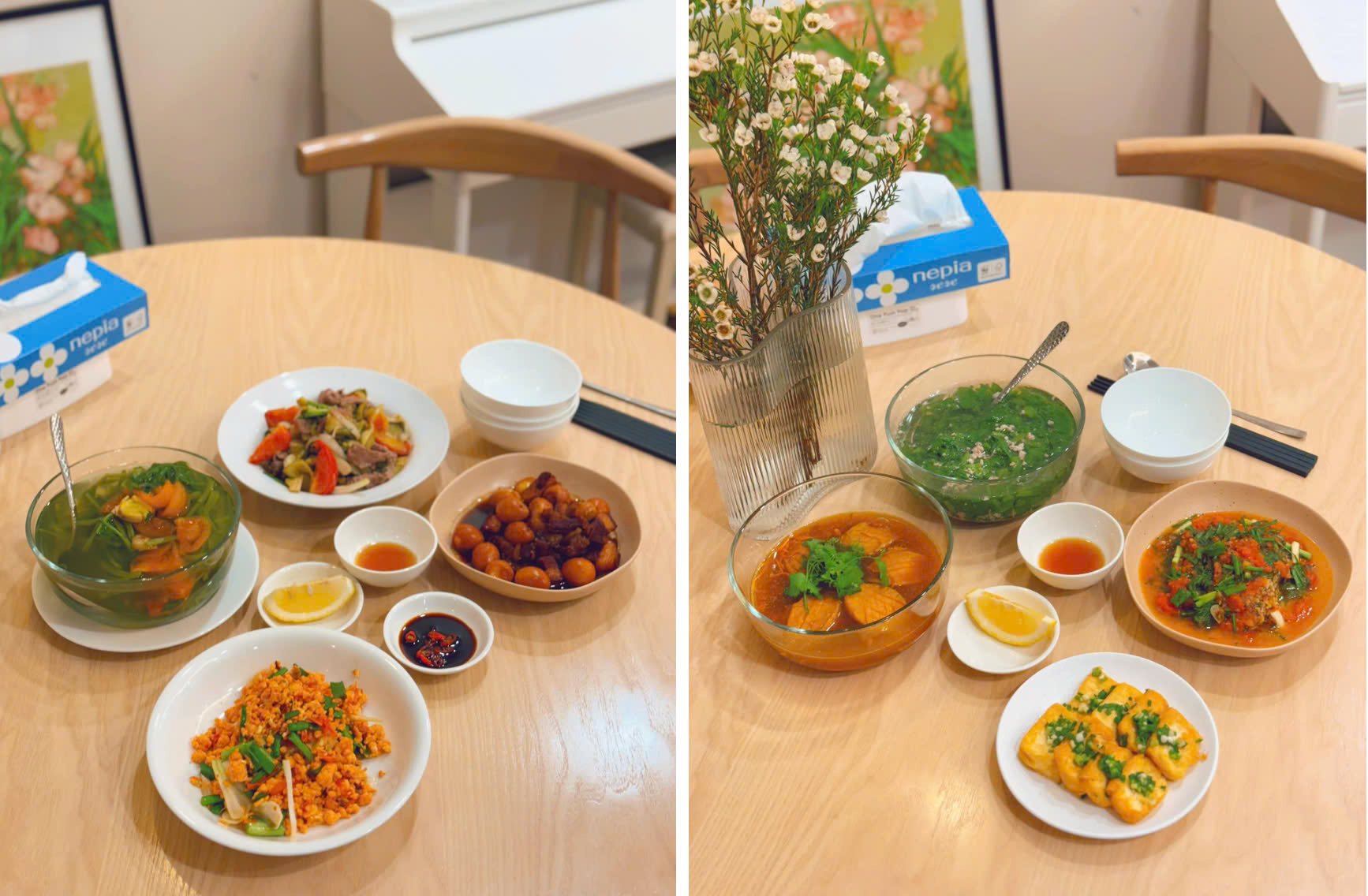 Ăn 6-8 bữa một ngày nhưng Mai Ngọc chỉ lên 4kg vào cuối thai kỳ, loạt mẹ bầu xin vía "vào con không vào mẹ"- Ảnh 2.