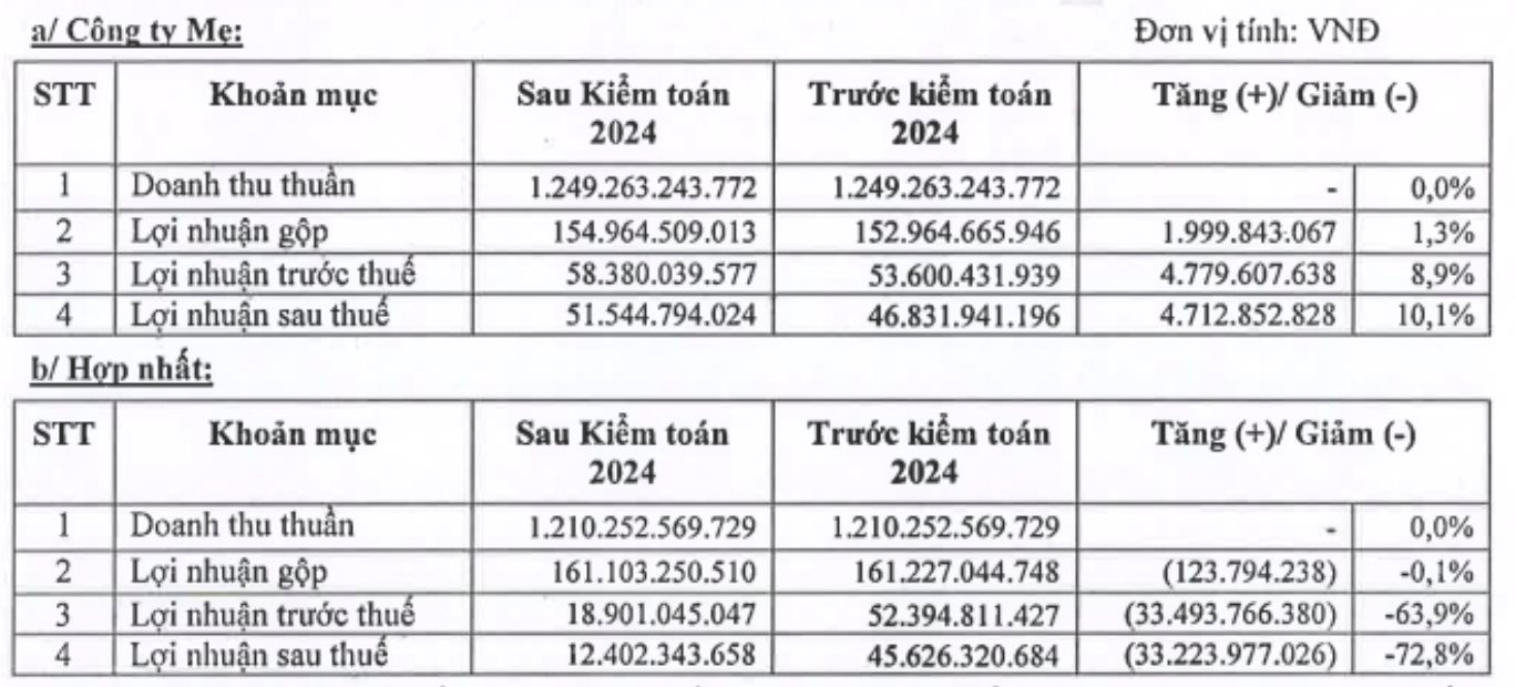 Sợi Thế Kỷ: Lãi ròng “bốc hơi” 73% sau kiểm toán, về mức thấp nhất 17 năm- Ảnh 1.