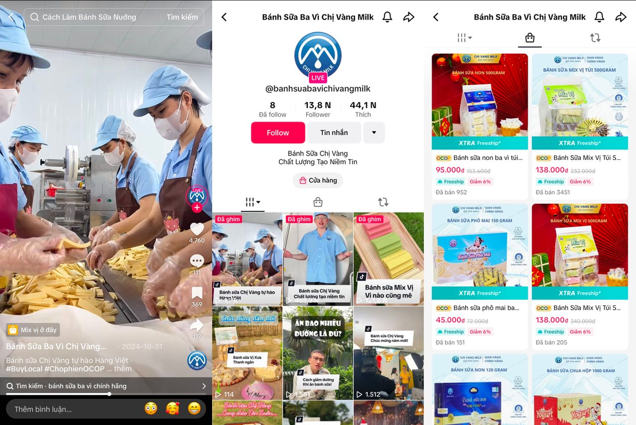 Cô gái sinh năm 2002 bán 25.000 đơn nem chua trên TikTok Shop trong nửa năm, một thương hiệu bánh sữa Ba Vì tăng trưởng doanh thu 150% mỗi tháng- Ảnh 2.