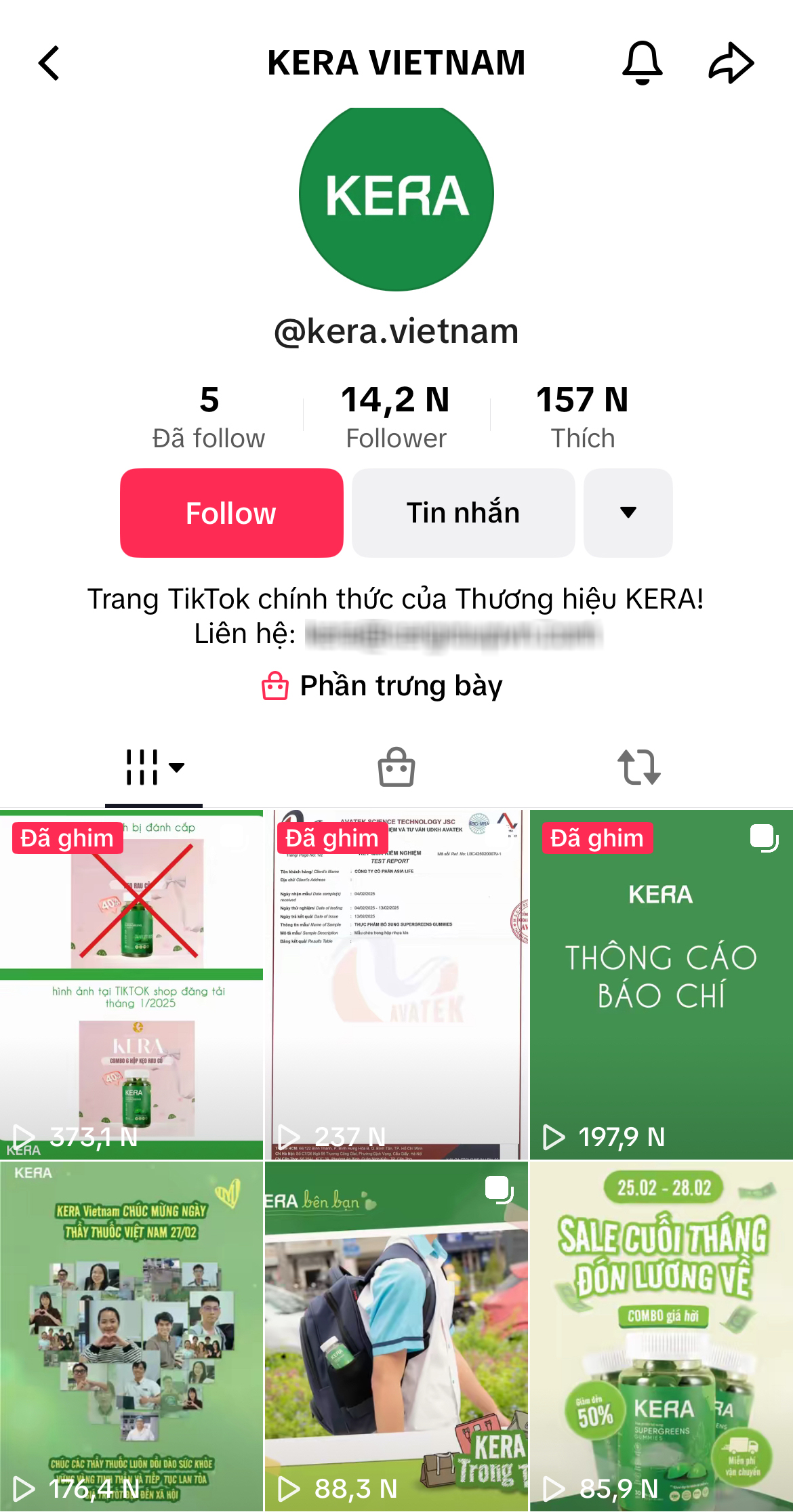 Kẹo rau KERA bất ngờ "bốc hơi" khỏi các sàn TMĐT, trên kênh TikTok chính chủ cũng không còn- Ảnh 1.