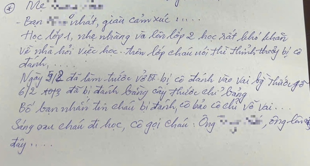 Cô giáo bị tố đánh, xưng "ông - tui" với học sinh lớp 2 ở Nha Trang- Ảnh 3.