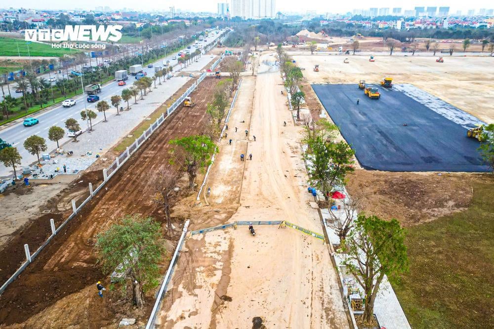 Trung tâm Triển lãm Quốc gia siêu lớn ở Hà Nội dần lộ hình hài- Ảnh 11.