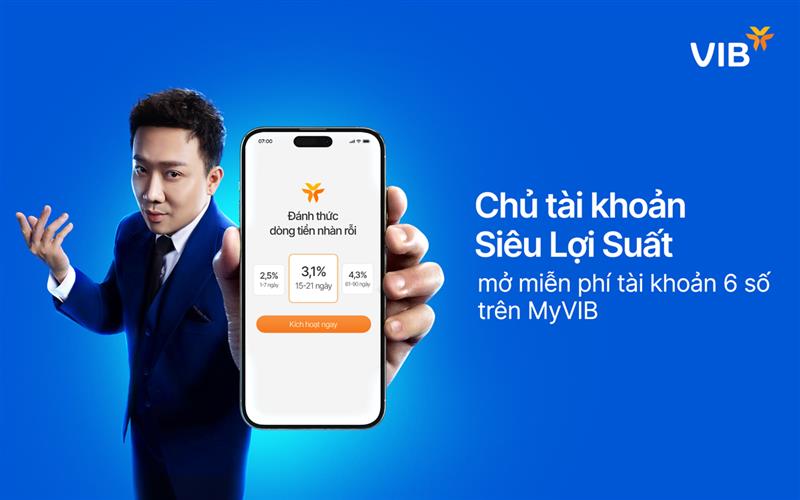 VIB tặng tài khoản 6 số đẹp trị giá 10 triệu đồng cho chủ tài khoản Siêu Lợi Suất- Ảnh 1.