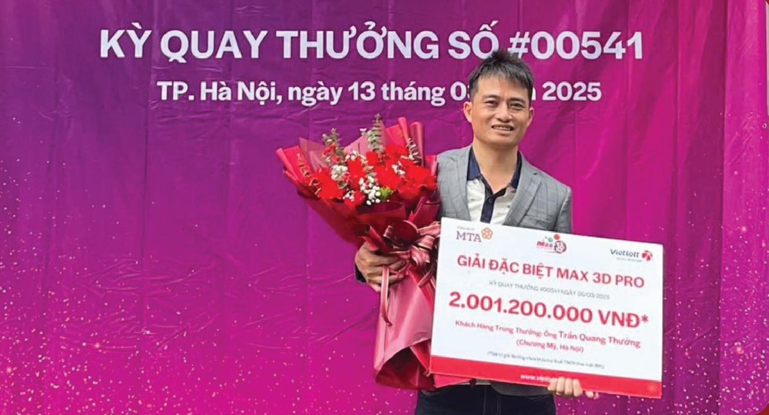 Lấy 6 số cuối của tờ tiền lẻ để mua Vietlott, người đàn ông ở Hà Nội trúng giải 2 tỷ đồng- Ảnh 1.