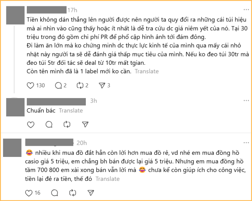 Cô gái hỏi 1 câu khiến dân mạng xôn xao: Tiền đâu ra mà mua nước hoa 4-5 triệu, túi hiệu mấy chục triệu vậy?- Ảnh 4.