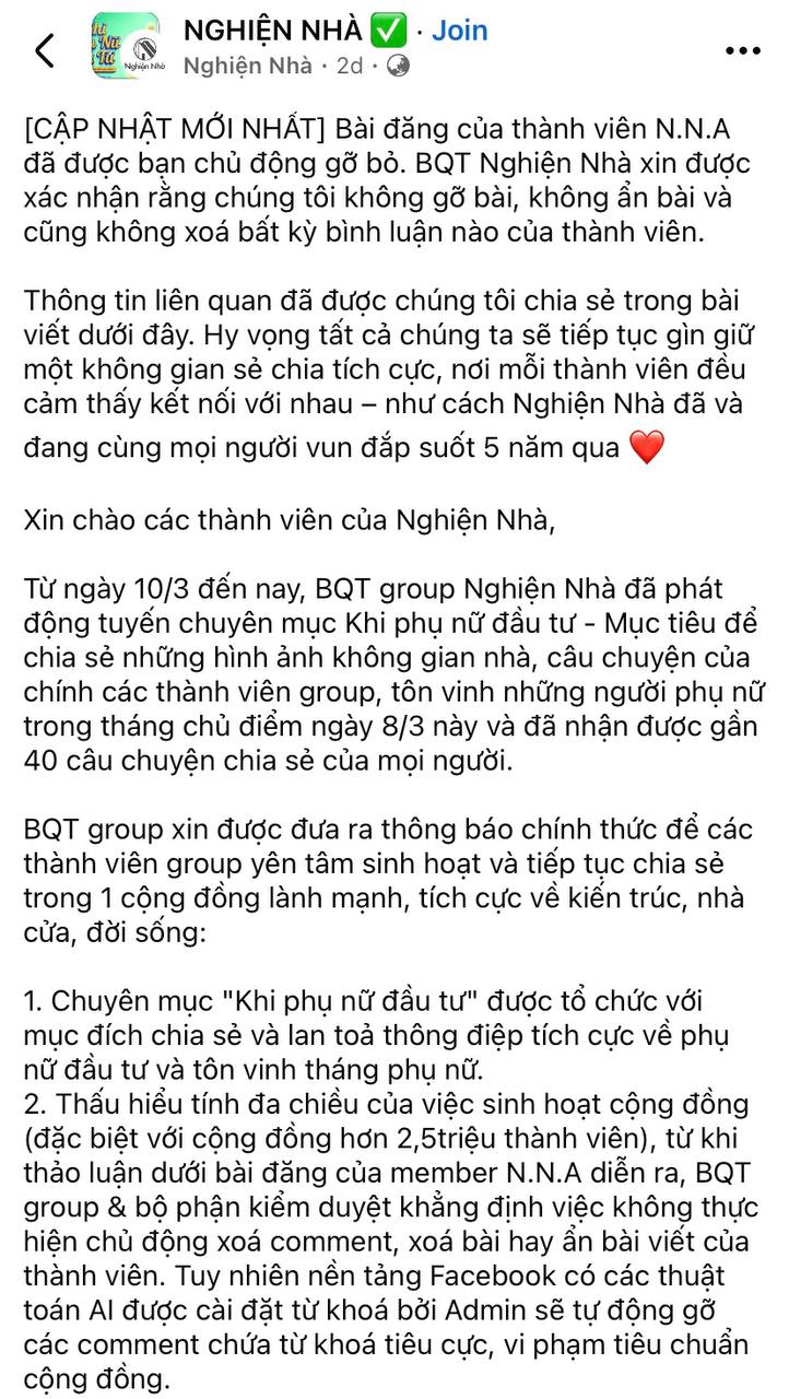 Dragon Capital Việt Nam chính thức lên tiếng về bài đăng “Căn nhà Hội An” gây xôn xao trong group Nghiện Nhà- Ảnh 1.