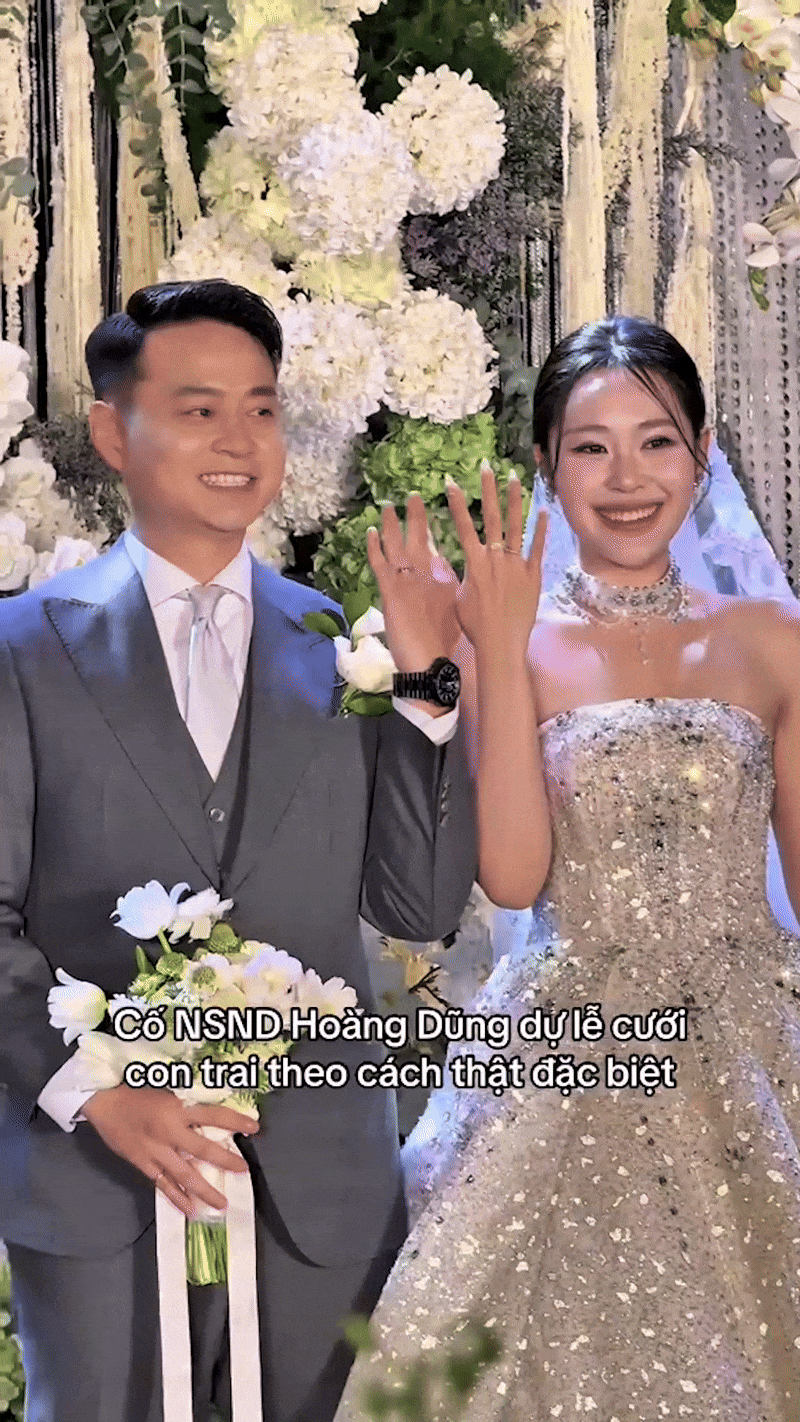 Nam diễn viên Vbiz kết hôn với bạn gái 9 năm: Dàn sao VTV đến chung vui, chi tiết về bố quá cố gây xúc động- Ảnh 1.