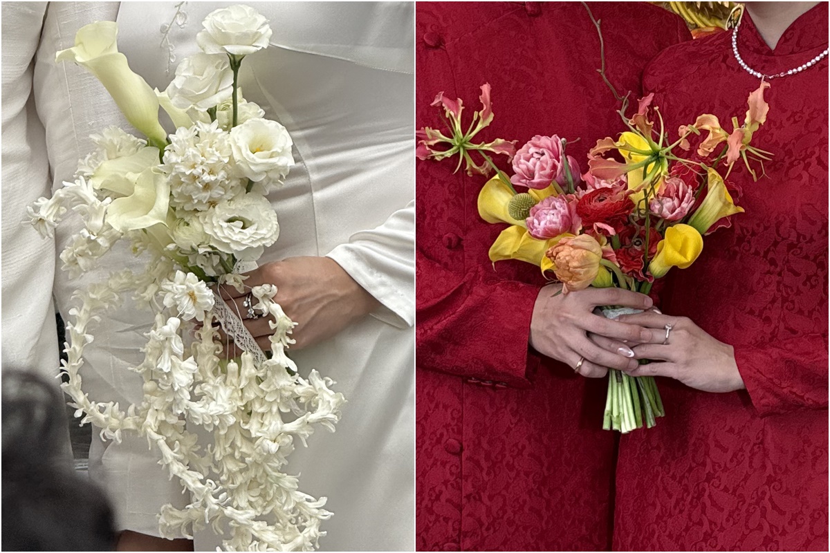 Xả ảnh nét căng lễ ăn hỏi của Salim và Hải Long, 2 bó hoa cầm tay bỗng khiến netizen đổ xô xin "in tư"- Ảnh 6.