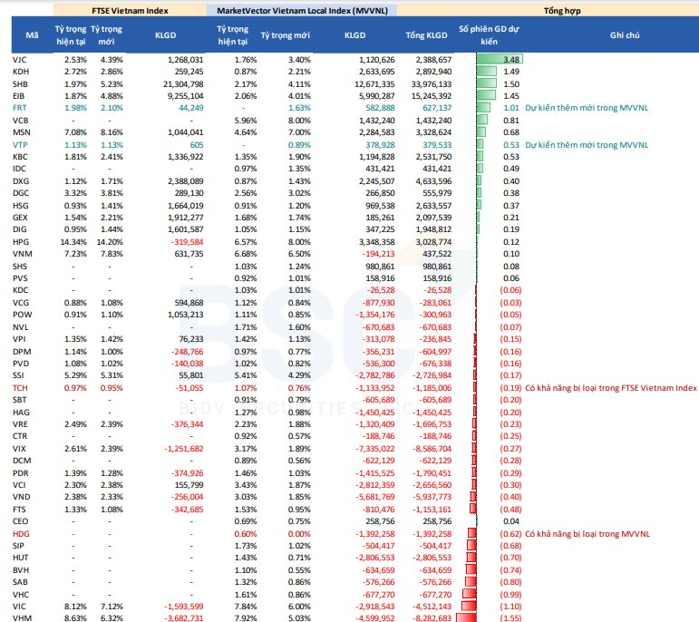 Hai quỹ VNM ETF và FTSE ETF sẽ "săn lùng" cổ phiếu nào trong kỳ cơ cấu quý 1/2025?- Ảnh 1.