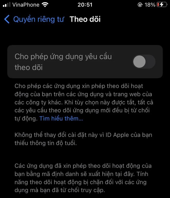Tính năng "yêu cầu ứng dụng không theo dõi" trên iPhone có thể sắp bị loại bỏ- Ảnh 2. Tính năng "yêu cầu ứng dụng không theo dõi" trên iPhone có thể sắp bị loại bỏ- Ảnh 2.