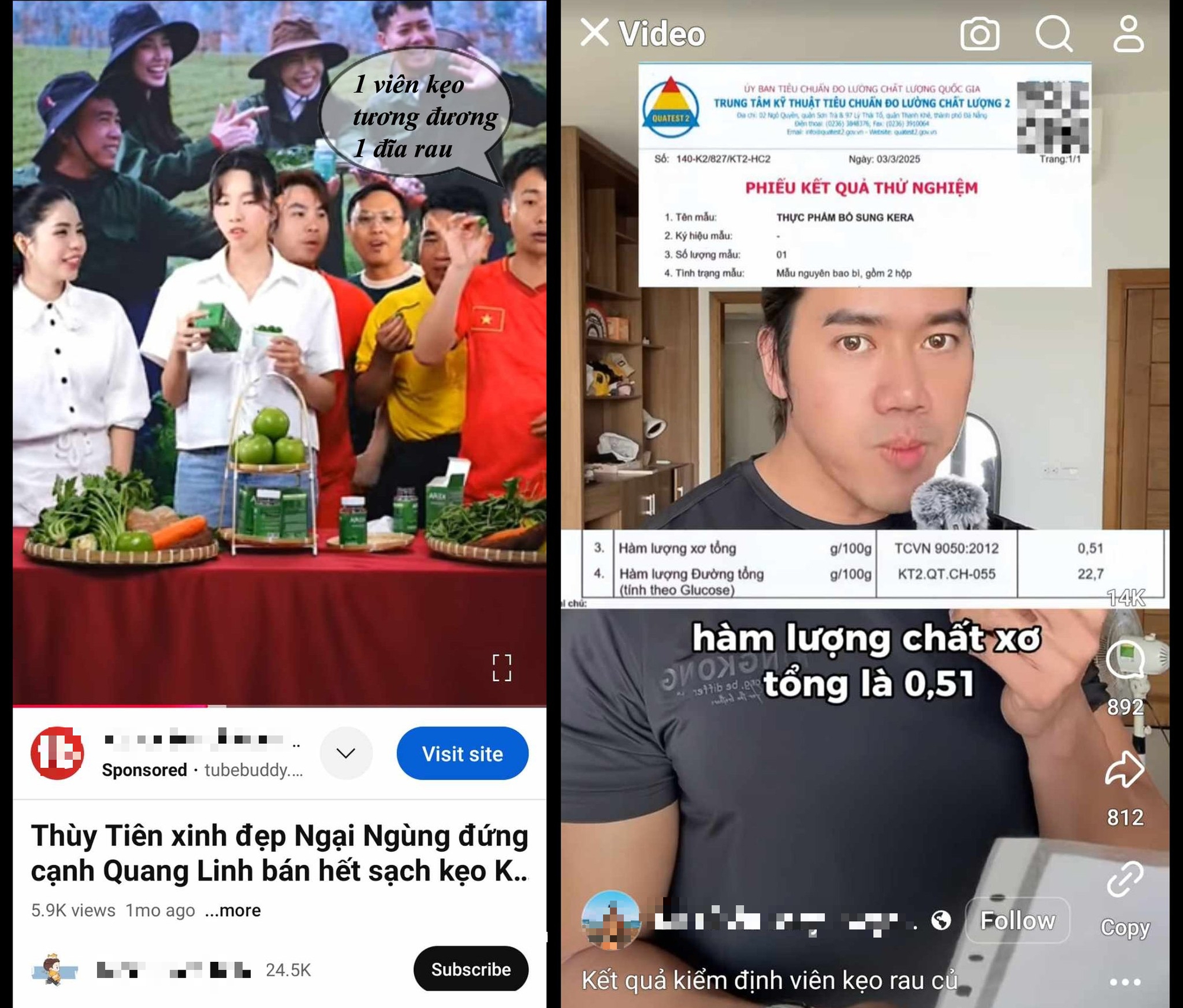 Quang Linh Vlog, Hằng Du Mục quảng cáo lố 