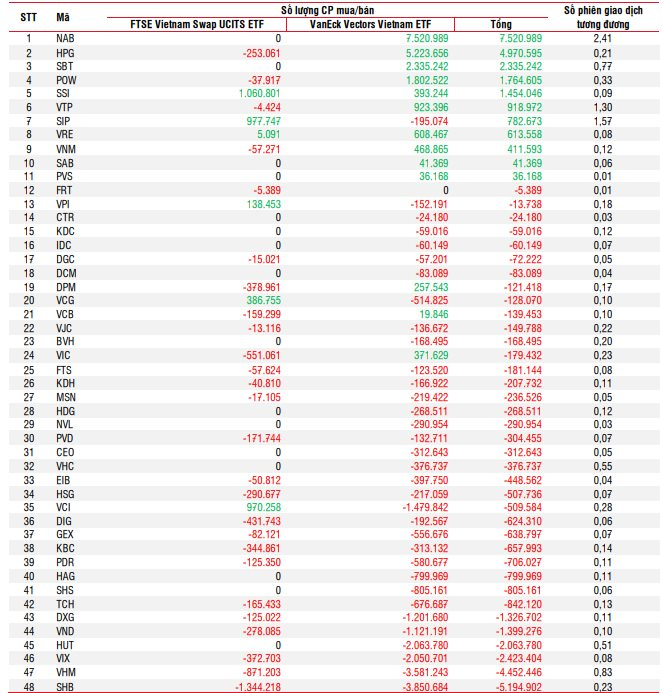 SSI Research: Quỹ ETF ngoại quy mô 10.000 tỷ có thể thêm mới Viettel Post cùng một cổ phiếu ngân hàng trong kỳ review quý 1/2025- Ảnh 2.