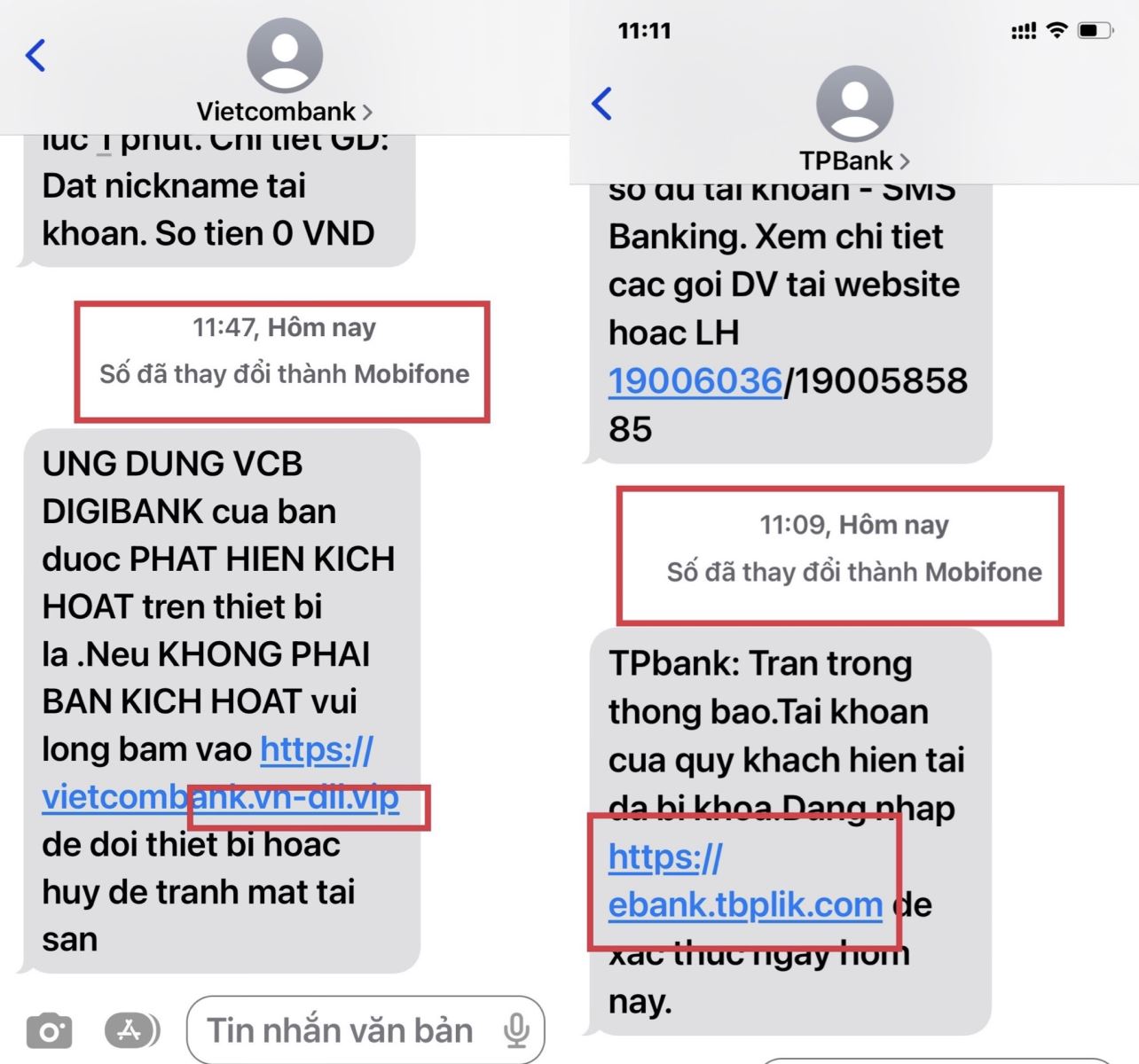 Ngân hàng chỉ ra thủ đoạn chiếm tài khoản ngân hàng thông qua tin nhắn và email- Ảnh 1.