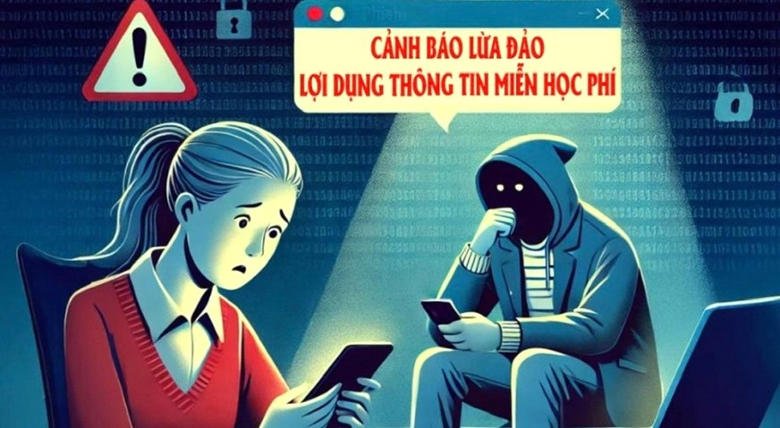 Công an Hà Nội cảnh báo lừa đảo hoàn tiền học phí cho học sinh để đánh cắp tài khoản ngân hàng: Nắm 3 dấu hiệu này để tránh bẫy- Ảnh 1.