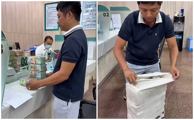 Mua vé số bỏ quên trong túi, 3 ngày sau biết kết quả, người đàn ông vội mang bao lớn đi nhận tiền- Ảnh 1.