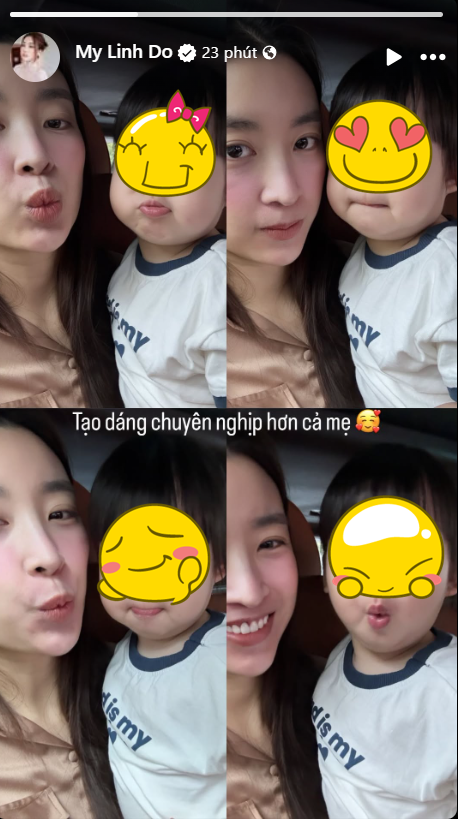 Đỗ Mỹ Linh khoe con gái gần 2 tuổi đã Đỗ Mỹ Linh khoe con gái gần 2 tuổi đã