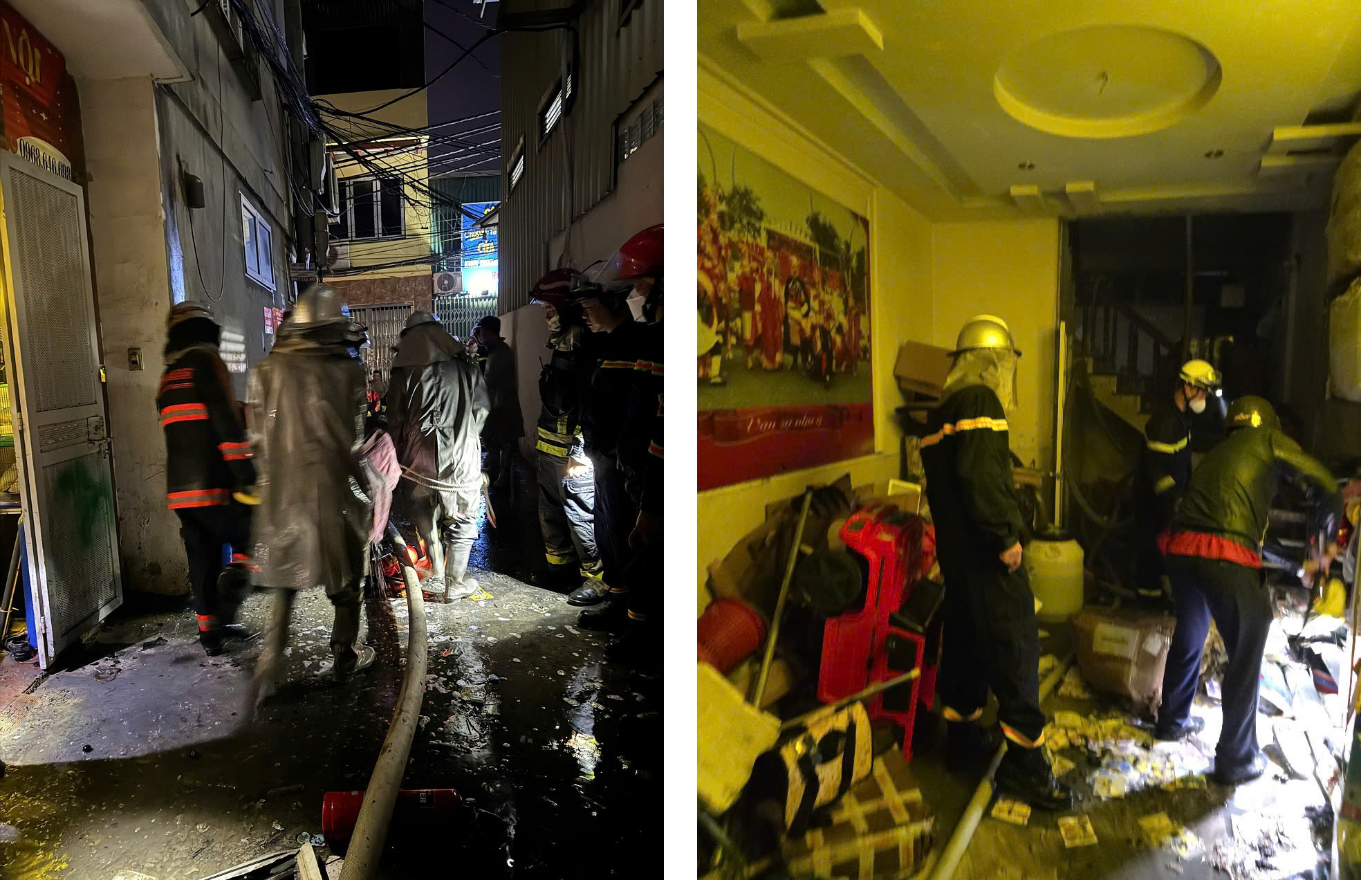 Vụ cháy nhà khiến 3 người chết ở Hà Nội: Người dân không thể tiếp cận vào cứu người vì 1 chi tiết đau lòng- Ảnh 1.