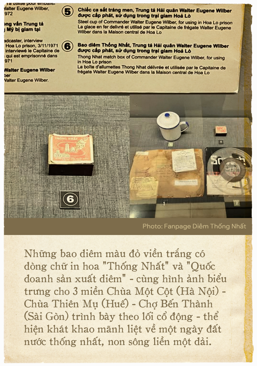 Bao diêm Thống Nhất trong Nhà tù Hỏa Lò và “vũ khí” sắc bén thể hiện khát vọng Việt Nam, di sản một thời- Ảnh 2. Bao diêm Thống Nhất trong Nhà tù Hỏa Lò và “vũ khí” sắc bén thể hiện khát vọng Việt Nam, di sản một thời- Ảnh 2.
