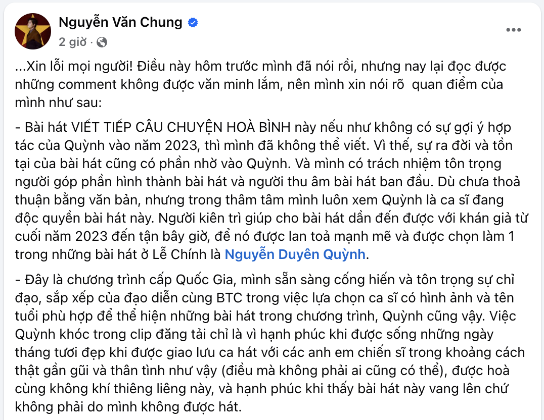 Cha đẻ ca khúc 2,2 tỷ view hot nhất dịp 30/4 bất ngờ xin lỗi- Ảnh 1.