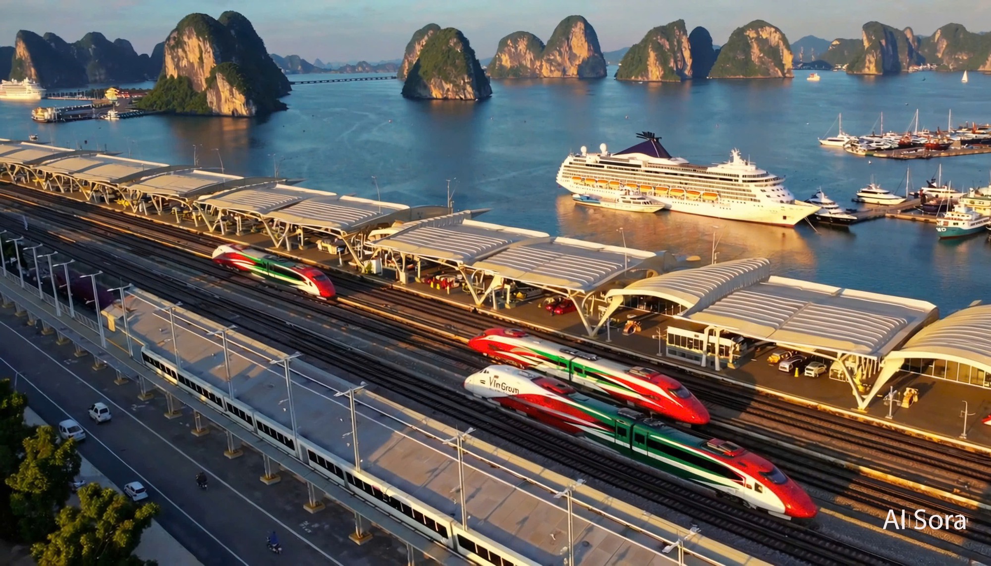 Chỉ 30 phút từ Hà Nội đi Quảng Ninh bằng tàu 300km/h?: "Sáng con học ở Hà Nội, tối về Hạ Long với bố mẹ"- Ảnh 1. Chỉ 30 phút từ Hà Nội đi Quảng Ninh bằng tàu 300km/h?: "Sáng con học ở Hà Nội, tối về Hạ Long với bố mẹ"- Ảnh 1.