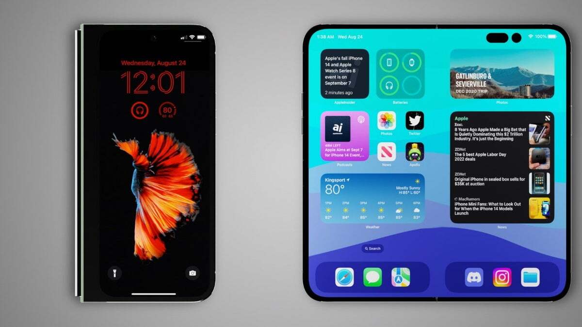 iPhone gập có thể dùng công nghệ “tối mật” mà Samsung còn chưa dám dùng- Ảnh 1. iPhone gập có thể dùng công nghệ “tối mật” mà Samsung còn chưa dám dùng- Ảnh 1.