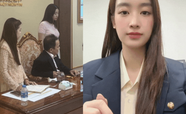 "Dâu hào môn không chỉ đi làm cho vui", Phó Chủ tịch Đỗ Mỹ Linh thức tới 3h sáng hỗ trợ bầu Hiển gây sốt- Ảnh 1. "Dâu hào môn không chỉ đi làm cho vui", Phó Chủ tịch Đỗ Mỹ Linh thức tới 3h sáng hỗ trợ bầu Hiển gây sốt- Ảnh 1.