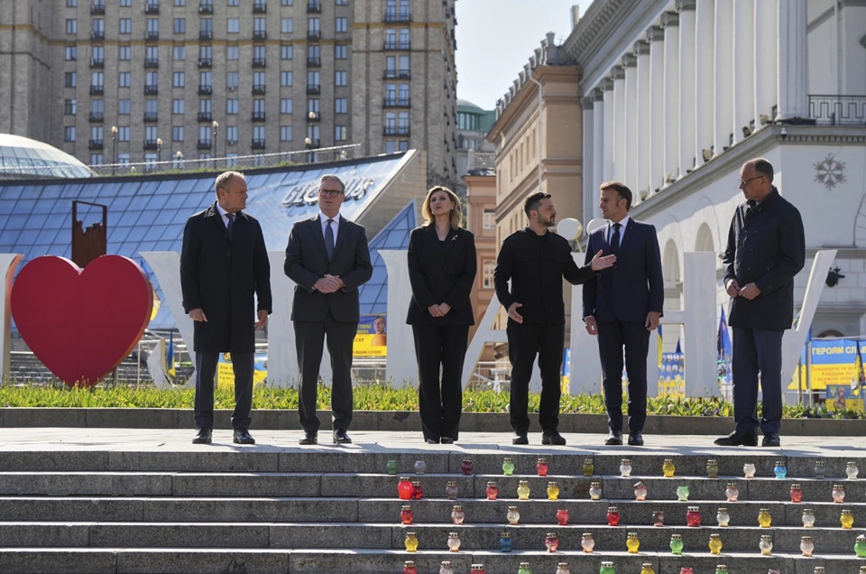 Lãnh đạo 4 nước châu Âu đến Ukraine, Điện Kremlin lên tiếng- Ảnh 1. Lãnh đạo 4 nước châu Âu đến Ukraine, Điện Kremlin lên tiếng- Ảnh 1.