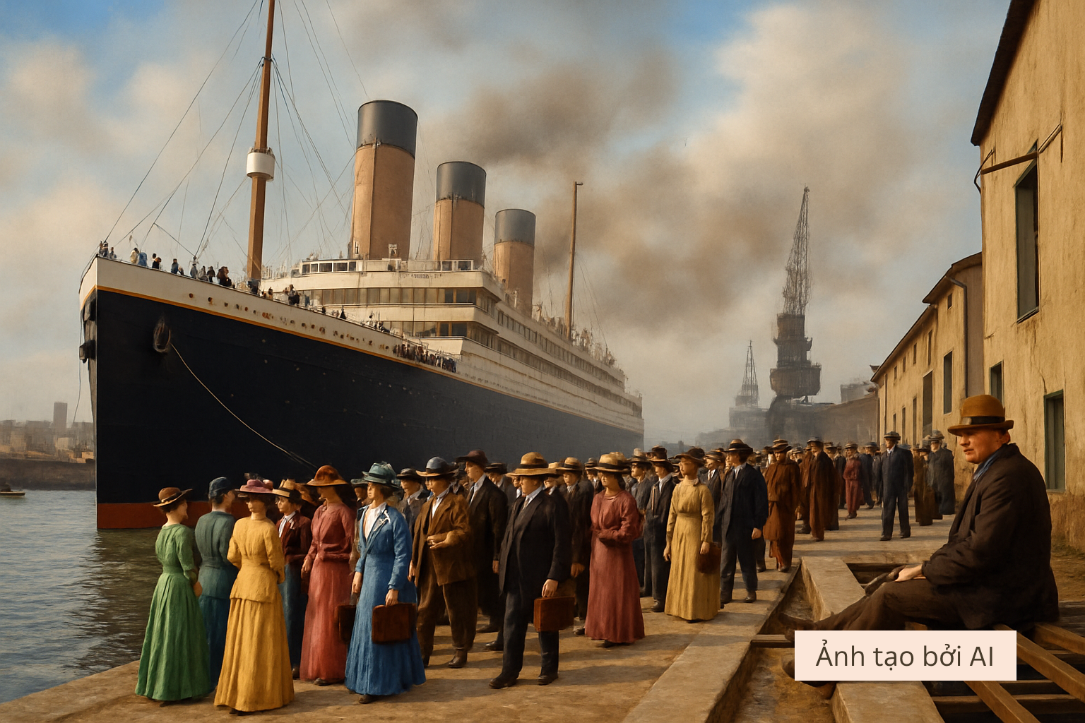 Khi AI tái hiện chân thực đêm tiệc cuối cùng trên tàu Titanic: Sự xa hoa tột cùng che mờ mọi hiểm họa- Ảnh 1. Khi AI tái hiện chân thực đêm tiệc cuối cùng trên tàu Titanic: Sự xa hoa tột cùng che mờ mọi hiểm họa- Ảnh 1.