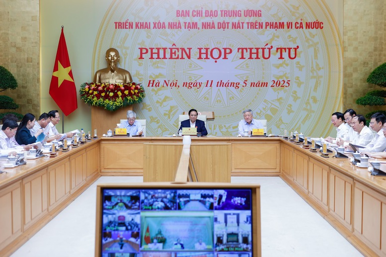 TỔNG THUẬT: Thủ tướng chủ trì phiên họp thứ 4 Ban chỉ đạo Trung ương về xóa nhà tạm, nhà dột nát- Ảnh 16. TỔNG THUẬT: Thủ tướng chủ trì phiên họp thứ 4 Ban chỉ đạo Trung ương về xóa nhà tạm, nhà dột nát- Ảnh 16.