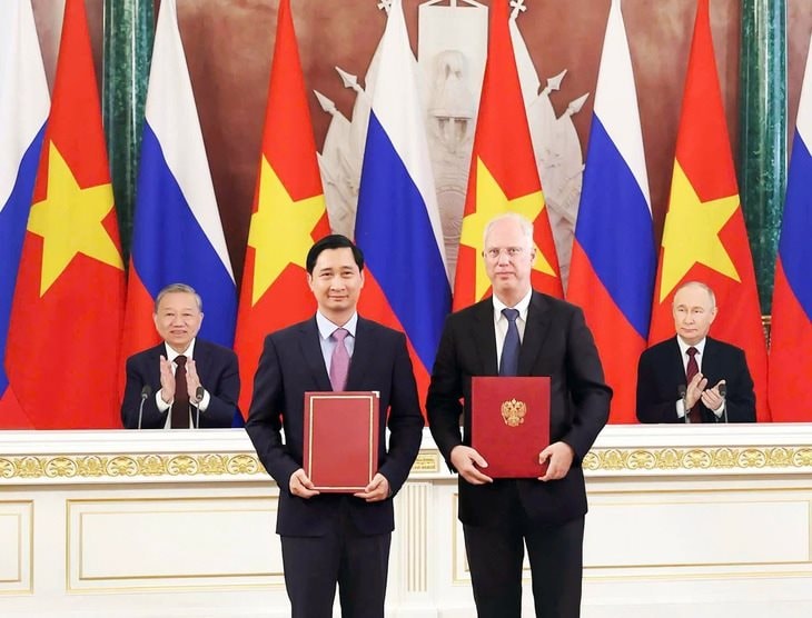 Một doanh nghiệp Việt Nam thỏa thuận chiến lược với Nga, kỳ vọng tiếp cận vaccine ung thư- Ảnh 1. Một doanh nghiệp Việt Nam thỏa thuận chiến lược với Nga, kỳ vọng tiếp cận vaccine ung thư- Ảnh 1.