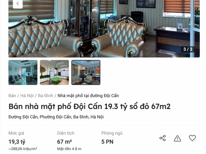 Nhà mặt phố trung tâm Hà Nội 'nóng' trở lại, siêu đắt đỏ vẫn hút khách mua- Ảnh 1.